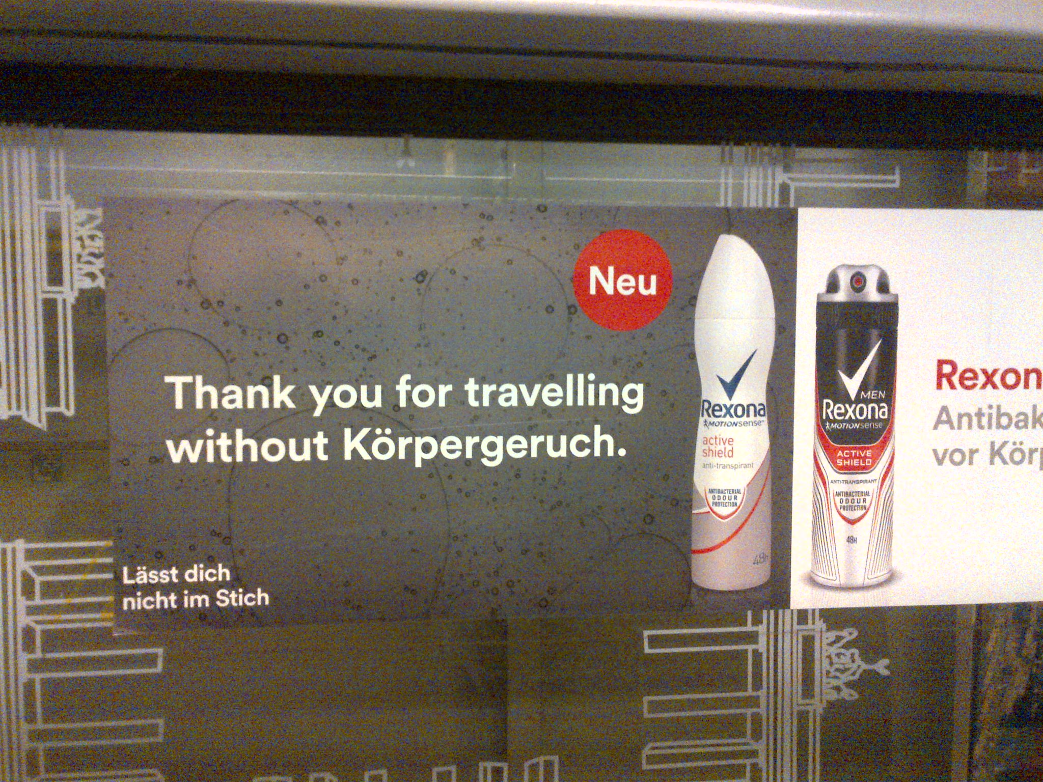 Zucker Aus Konvention Thank You For Travelling Without Being Mensch Rexona Korperfeindschaft Ubahn T Co Wt8ppfxtg3