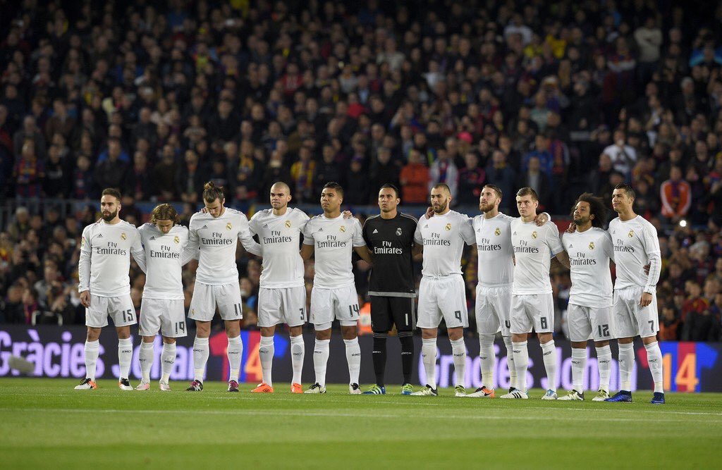 EscuderoRMCF's tweet photo. FC Barcelona 1-2 Real Madrid 

¡ORGULLOSOS DE VOSOTROS! #HalaMadrid https://t.co/s3h7fNZYLW