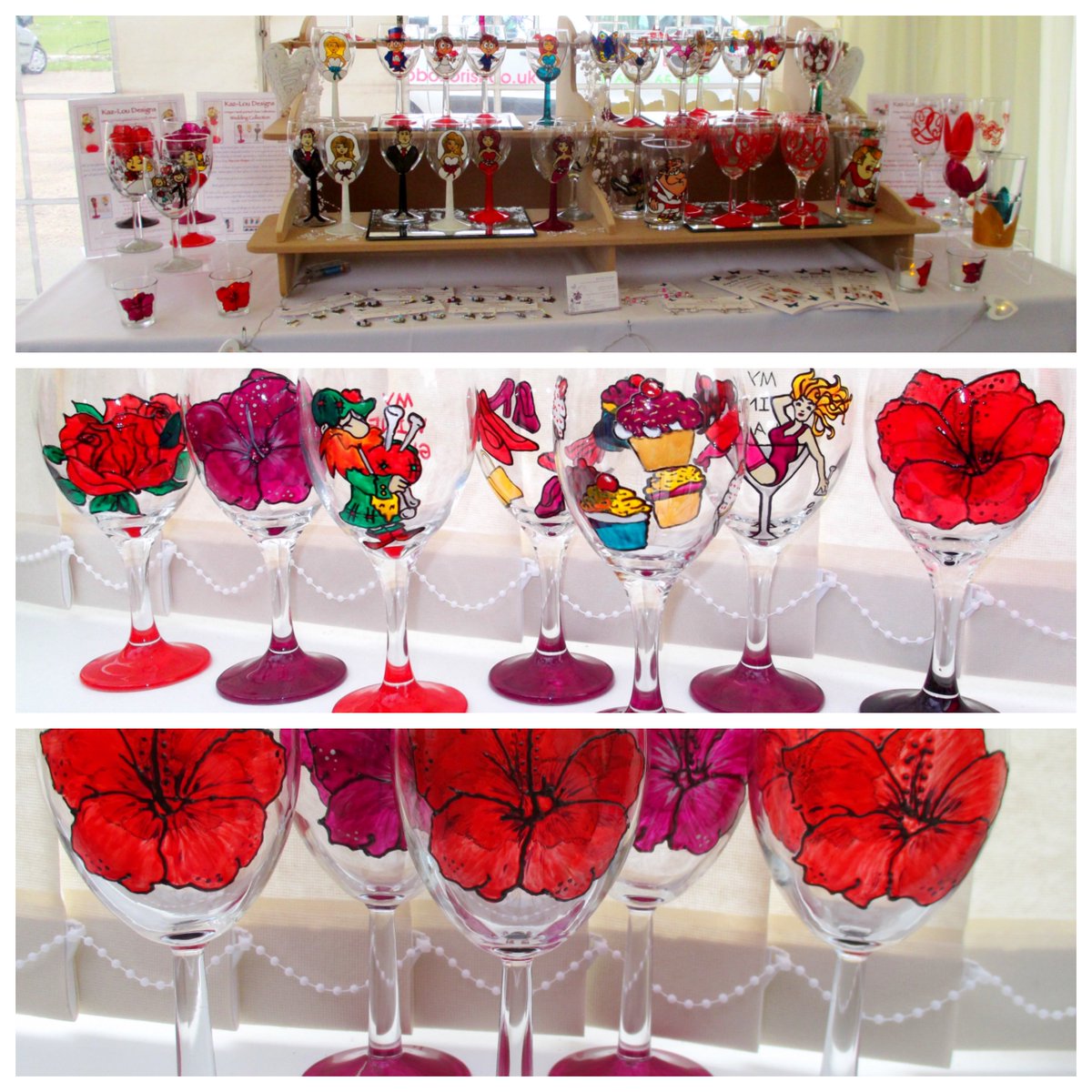 #Handpaintedglasses #craft #wineglass #bespokegifts #handmade #artisan #handpainted #wine