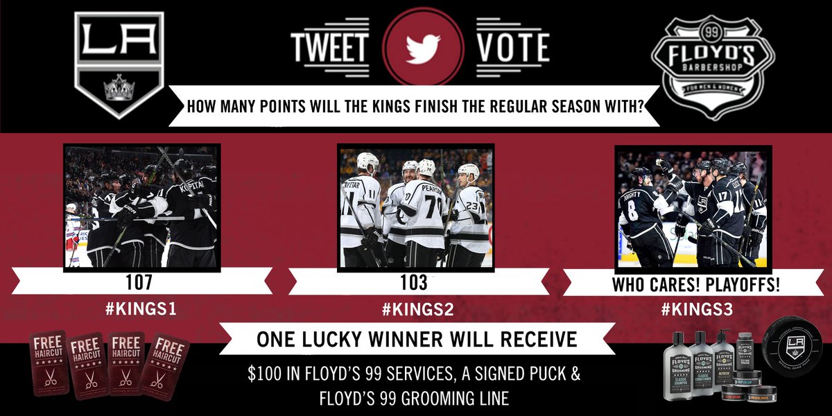 Floyds99's tweet photo. RETWEET 4 a chance 2 win a signed @LAKings puck &amp; #Floyds99 prizes! SoCal only: https://t.co/NJJliSRWgy  #BarberPoll https://t.co/gfw15lT3Sc