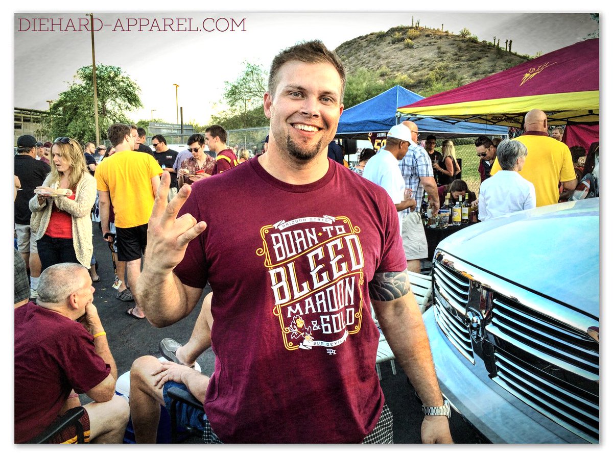 StayTrue2ASU's tweet photo. This guy bleeds @TheCoggs50 #SunDevilNation #FootballASU #BorntoBleedMaroonandGold #DieHardApparel https://t.co/zEqkVr7rue