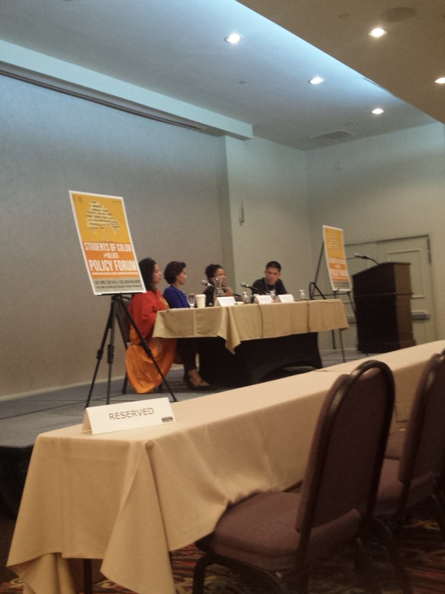 nickweiners's tweet photo. What an impactful panel of women of color, helping to help people change "race-neutral" policy #SCAPF2016 https://t.co/fl8DGlHEH2