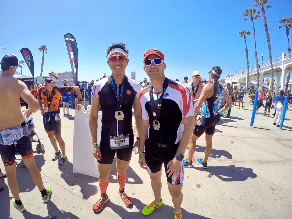 cpak's tweet photo. The boys killing it! 🏊🏼🚴🏻🏃🏻 #swimbikerun #ironman703cali https://t.co/U4TqU5ZByI