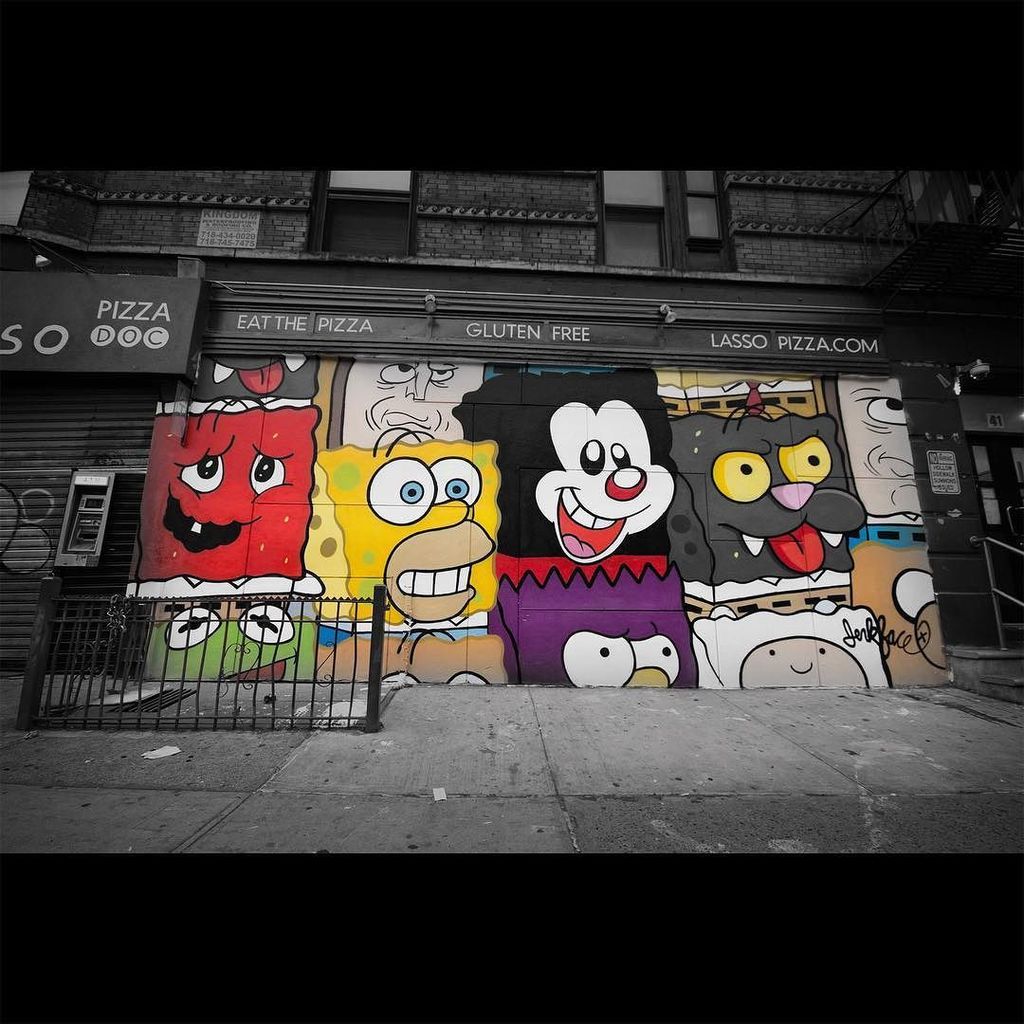 StArtEverywhere's tweet photo. ๐ท, Joanna. #incarceratedjerkfaces #incarceratedjerkface #lassopizza #lassopizzanyc @incarceratedjerkfaces #nycstreeโฆ https://t.co/jIiEw2tEHU