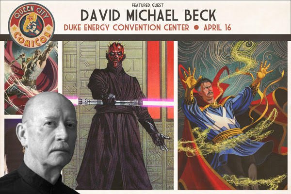 QueenCtyComicon's tweet photo. #FeaturedArtistWeekend: Get your tickets to see Multi-talented &amp; faceted artist David Michael Beck during #QCC16 https://t.co/5nnvjejcls