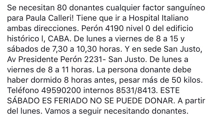 NicoFSanchez's tweet photo. #AyudemosaPaulaCalleri https://t.co/R0GdoH63jH