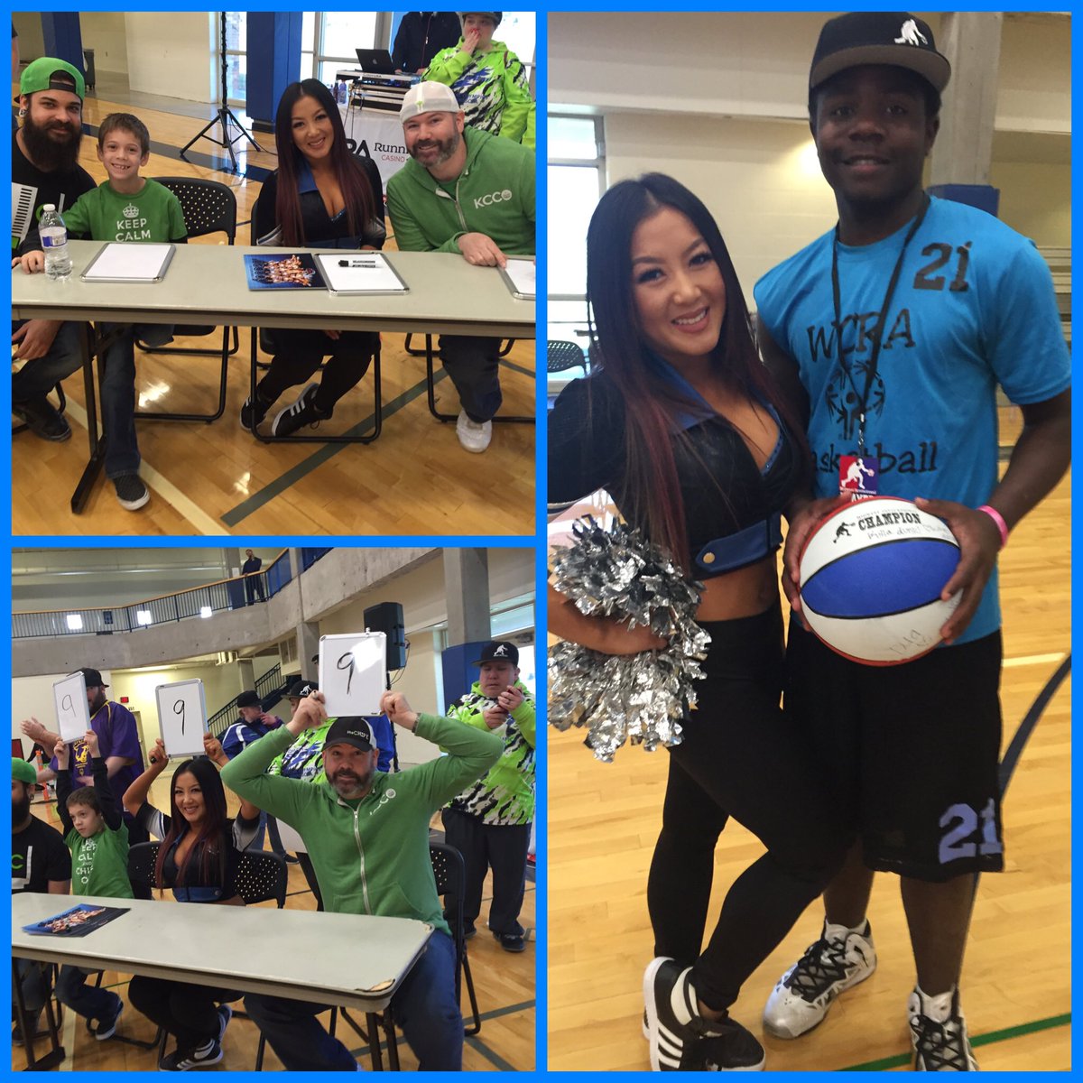 Dua with the dunk contest winner... Great job today #21 and all the athletes that competed. 🏀 <a href="/OmgaaStorm/">OMGAA Storm</a>