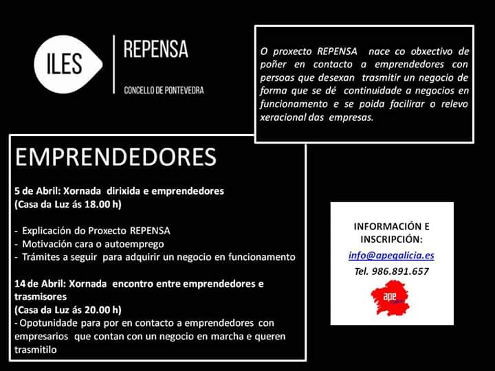 Apegalicia's tweet photo. #repensa No tienes xq emprender en solitario, te ayudamos https://t.co/rZS2UTZbNc https://t.co/TDZ74ncAwP