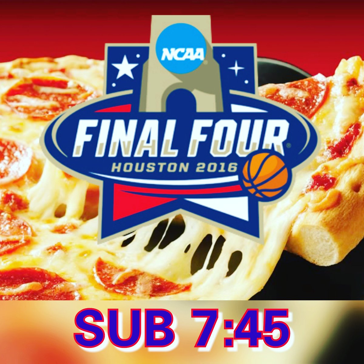 BMC_SBA's tweet photo. Pizza and Basketball Monday night! https://t.co/MSczks4opD
