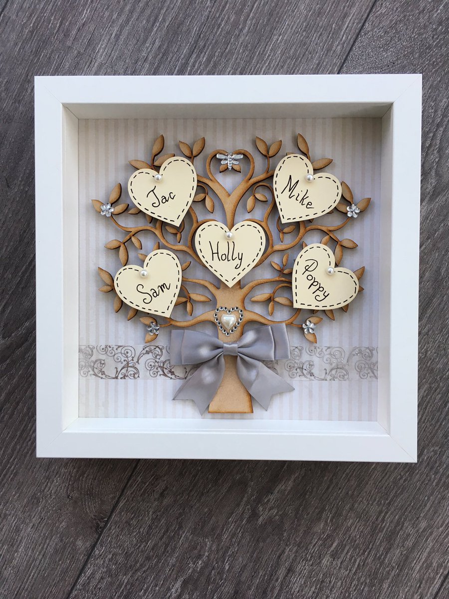 JanieBcrafts's tweet photo. Framed family trees made to order #handmade #personalisedgift #unique #familytree https://t.co/Nwqw2PJd2K