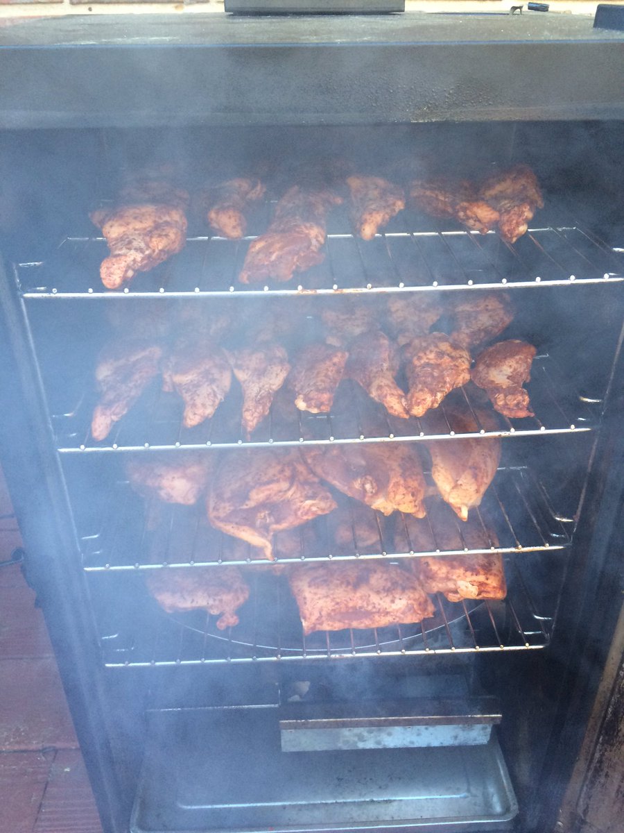 BradMBolton's tweet photo. It's about to get real for the #FinalFour @Masterbuilt
#shoplocal #bigstar
#chicken
@CommSpiritBank https://t.co/RoUbXaD7Uw