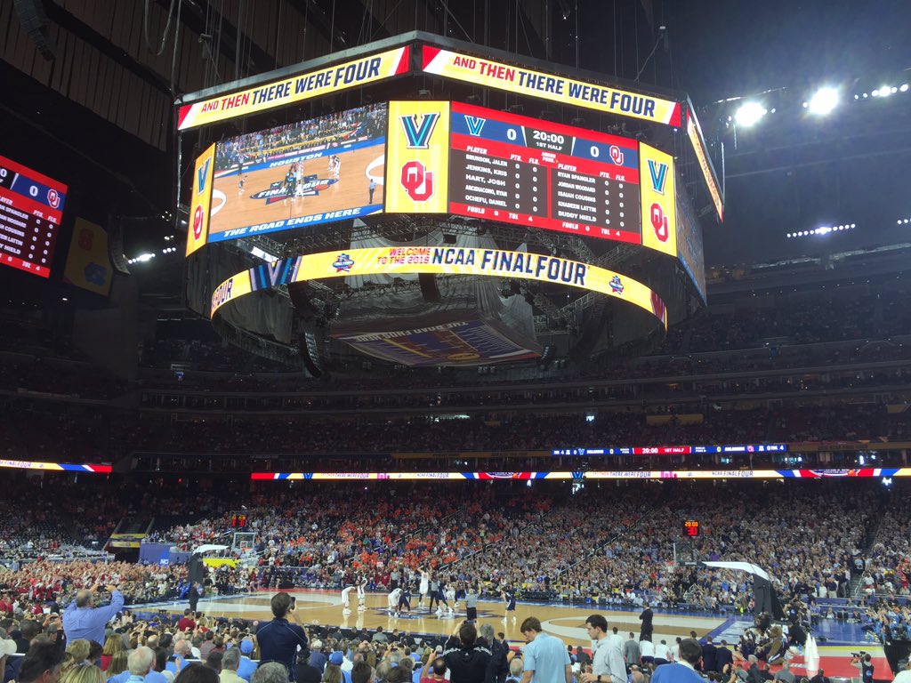 AdamFluck's tweet image. The ball is tipped... #FinalFour