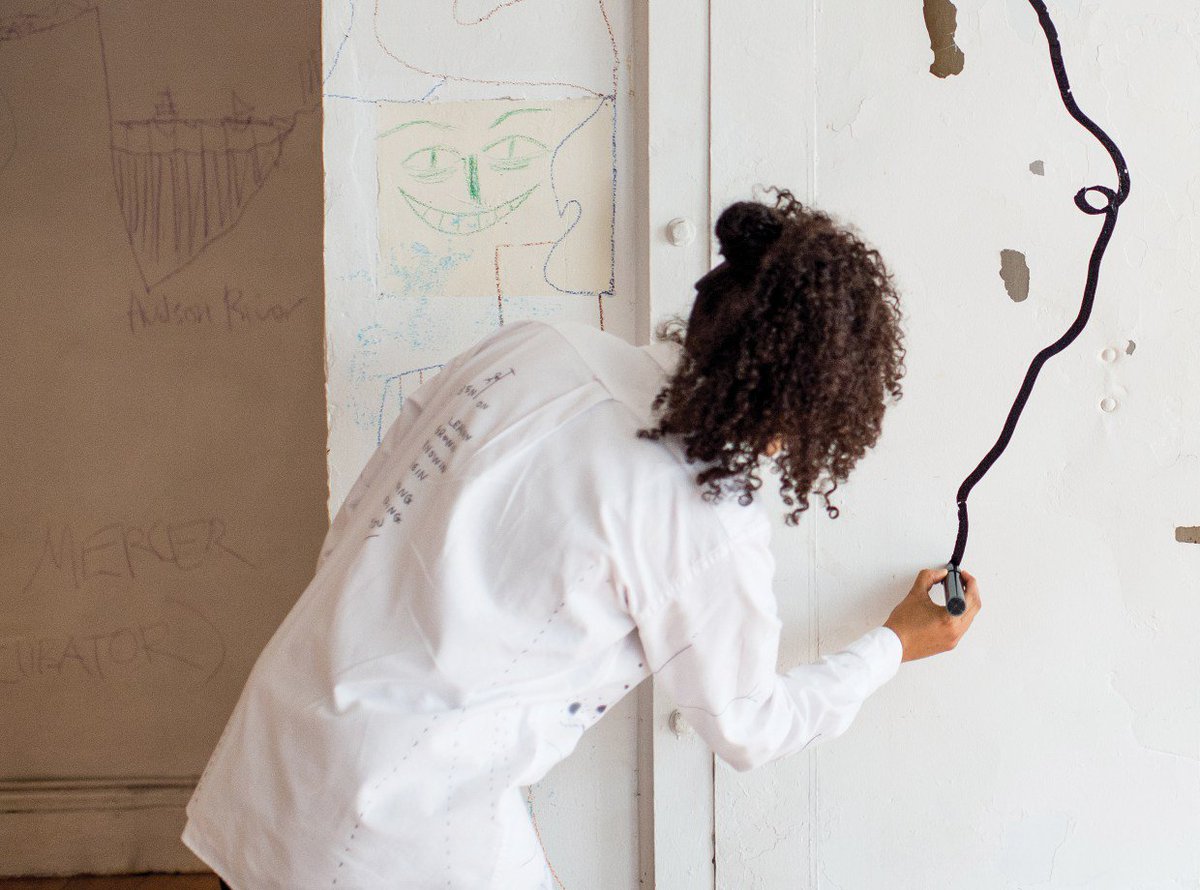 99u's tweet photo. Shantell Martin: Career advice from an artist ready to blow it all up and start over https://t.co/3neksp25mo https://t.co/9fwEuCb40j