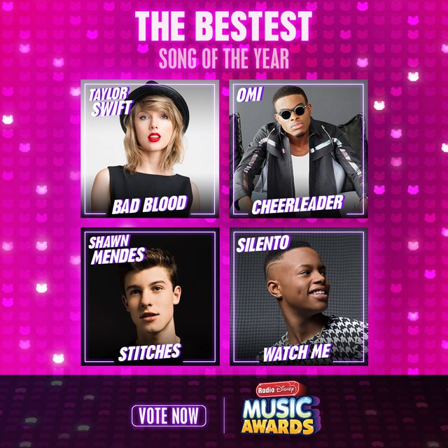 RADIO DISNEY on Twitter: "Which do you think is the best song of the year? Vote  now by retweeting your favorite of the next tweets! #RDMA  https://t.co/q2koc4BN2Y" / Twitter