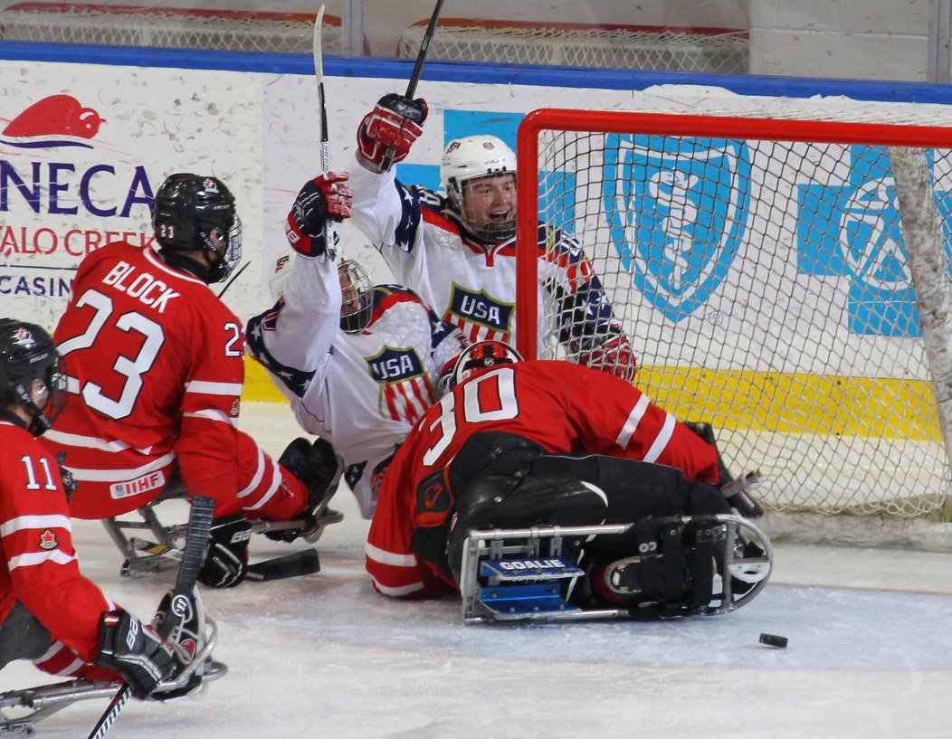 paraicehockey's tweet image. FINAL: USA 🇺🇸 win GOLD at #Buffalo2016, beating Canada 4-1! 
Paralympic champs✅ 
World champs✅ 
Pan Pacific champs✅
