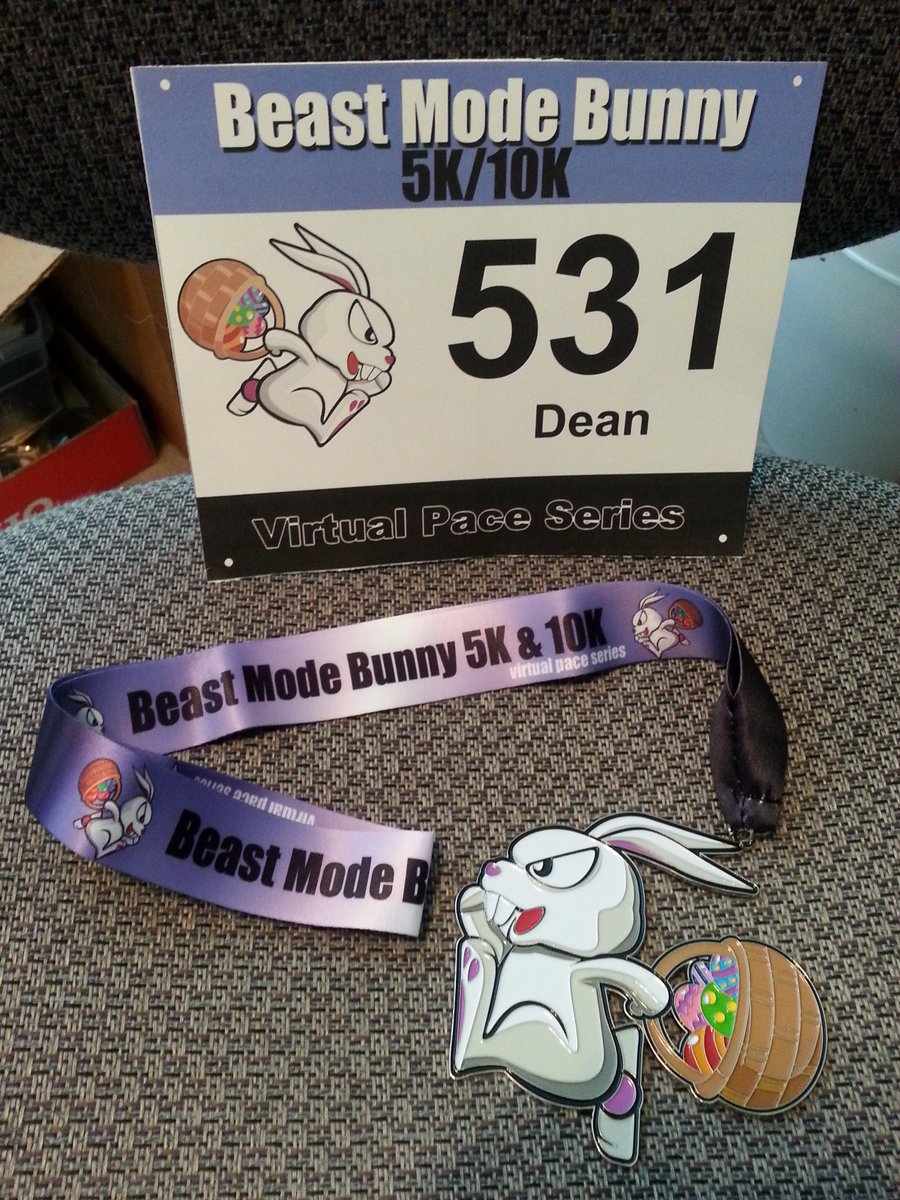 demsducks's tweet photo. Done! Set a new personal record! Proud of myself!  #BeastModeBunny5K #VirtualPaceSeries #FeelingAwesome https://t.co/O2IiZuUnpD