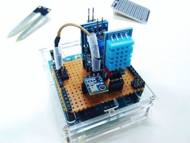 make's tweet image. HOW-TO: Build your own #Arduino Weather Station for $50 ow.ly/10bQqK #MakeArduino #ArduinoD16