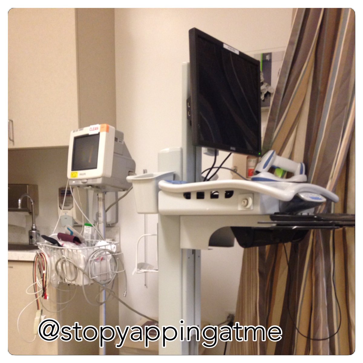 Stopyappingatme's tweet photo. In ER with Will-
"Hey mom-which Karen do you like best? I like the little Karen."
#spongebob #plankton #computerwife https://t.co/eB5qP2DIpV