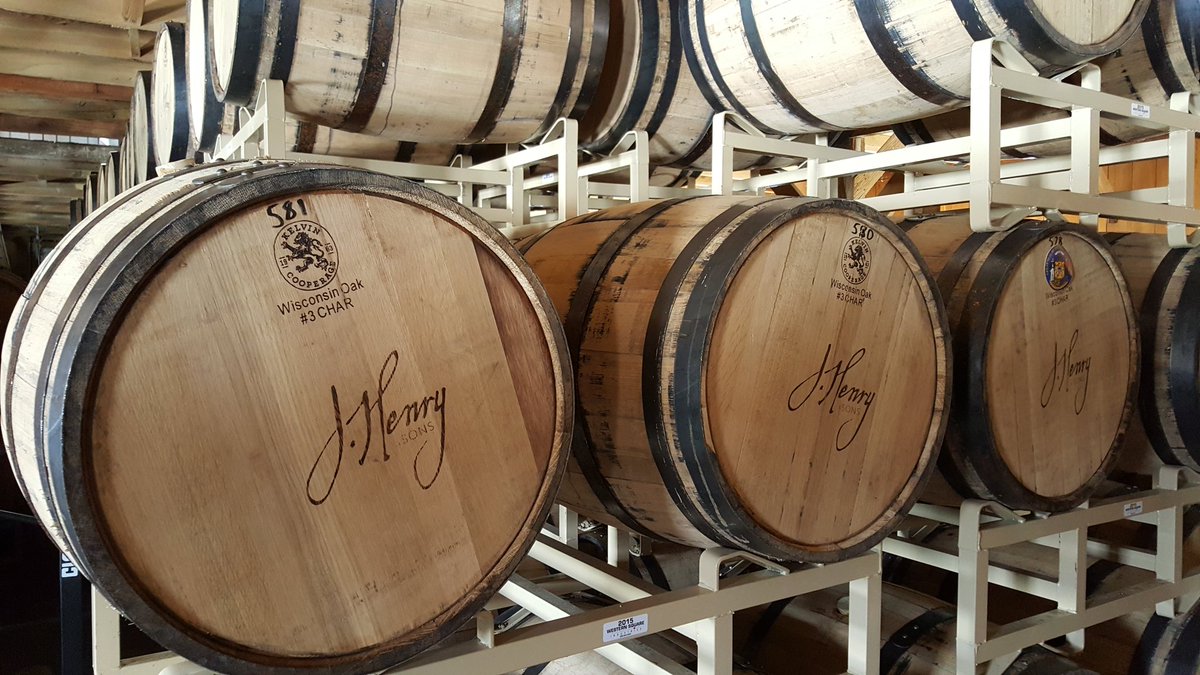MickBourbon's tweet photo. Went to J. Henry &amp; Sons today in Dane, WI. Great bourbon! Thanks for the hospitality Liz &amp; Joe @TheWinebowGroup https://t.co/GuPqv3uDCG
