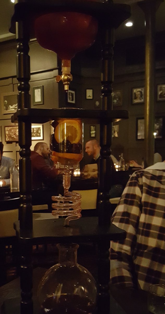 MickBourbon's tweet photo. #Manhattan #colddrip tower at Elixer in. #andersonville #Chicago  @avillechamber https://t.co/7FsO5oTwvl
