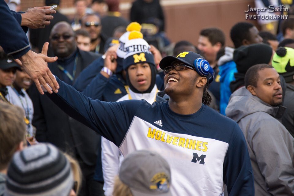 PCFBDFO's tweet photo. PCFB in the Big House - JBB, Lyons Family @bartbaby23 #livvnation #wolverines #thebighouse https://t.co/OmcFVrurL6