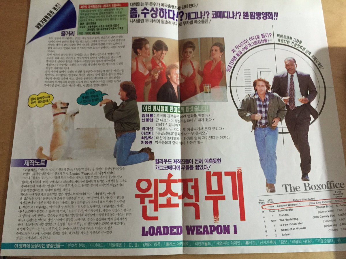 원초적 무기 Loaded Weapon (1993) 동생에게 질세라 패러디 코미디 찍은 에밀리오에스테베즈 미안해요 영화내용이 아예 기억이 안나네ترجمة المنشور
