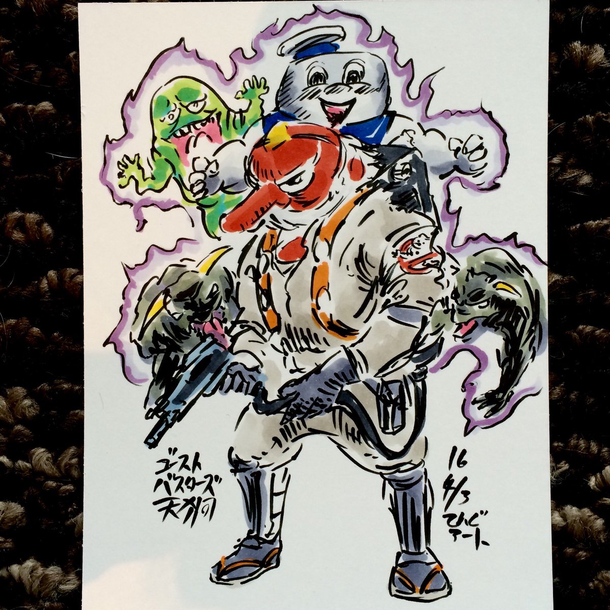 tengart's tweet photo. たまたま見たから…
ゴーストバスターズ天狗
GhostBusters Tengu
◇ShopTengart
https://t.co/qWYYZ0dq6i
#てんぐアート #天狗
#tengu #ghstbusters https://t.co/2l91nwfWtW