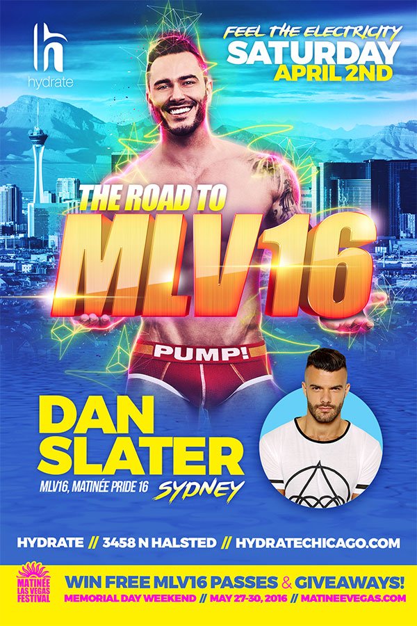 DanielSl8r's tweet photo. TONIGHT... 'The Road To #MLV16' hits @HydrateChicago! https://t.co/Ldjkc9QyhP