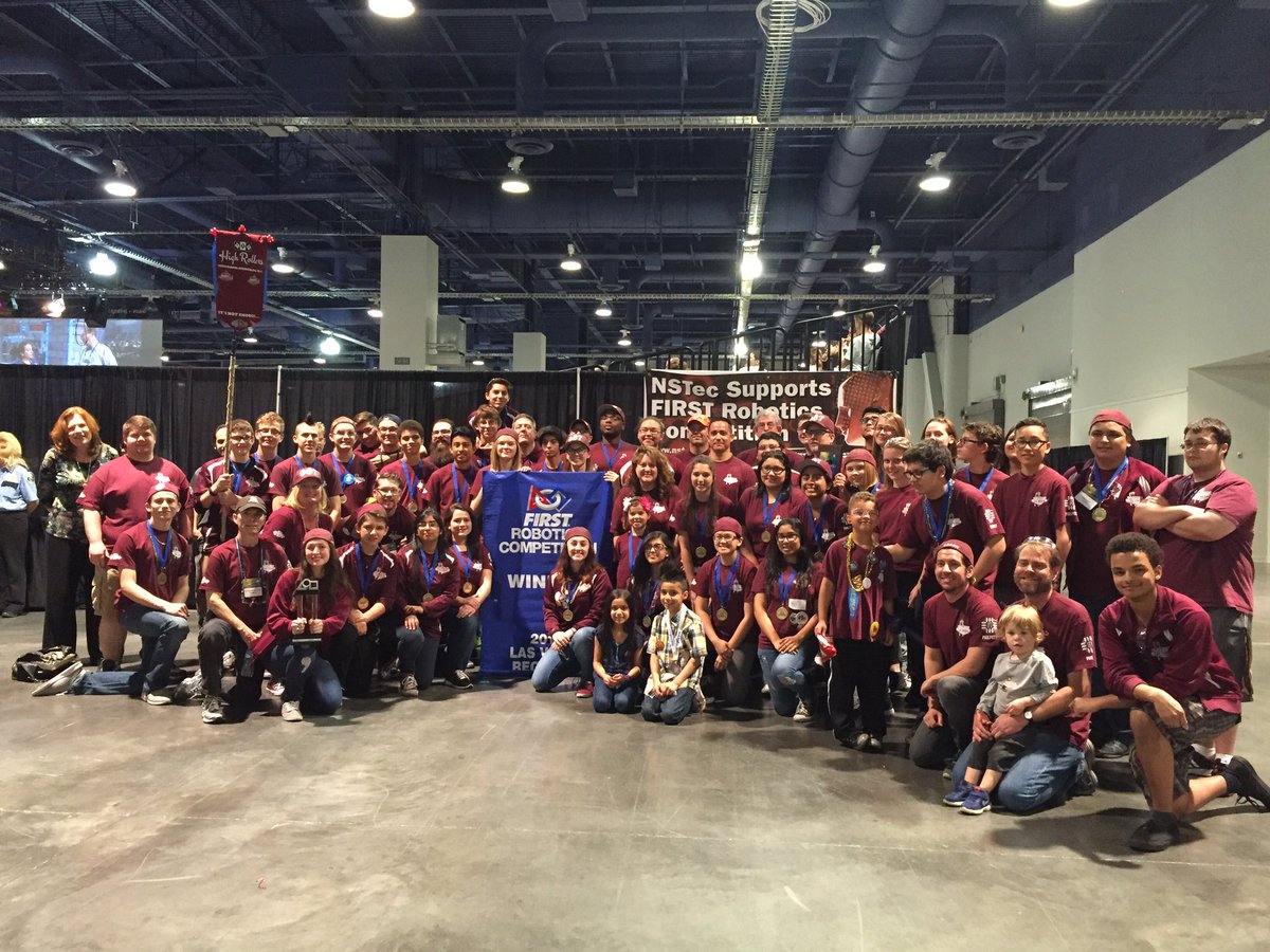 CimarrOnSpartan's tweet photo. Congratulations to our Robotics team! The 2016 Las Vegas Regional Champions - @987highrollers !!! #spartanpride https://t.co/Wk1THMY2Pz