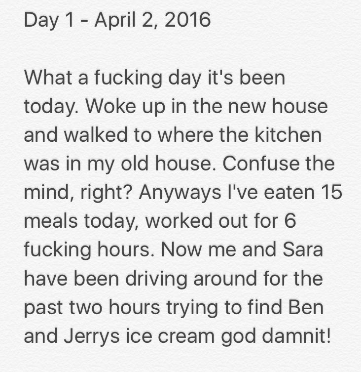 NotRichPiana's tweet photo. Rich Piana Diaries Day 1 https://t.co/sJ2Dlgm2jz