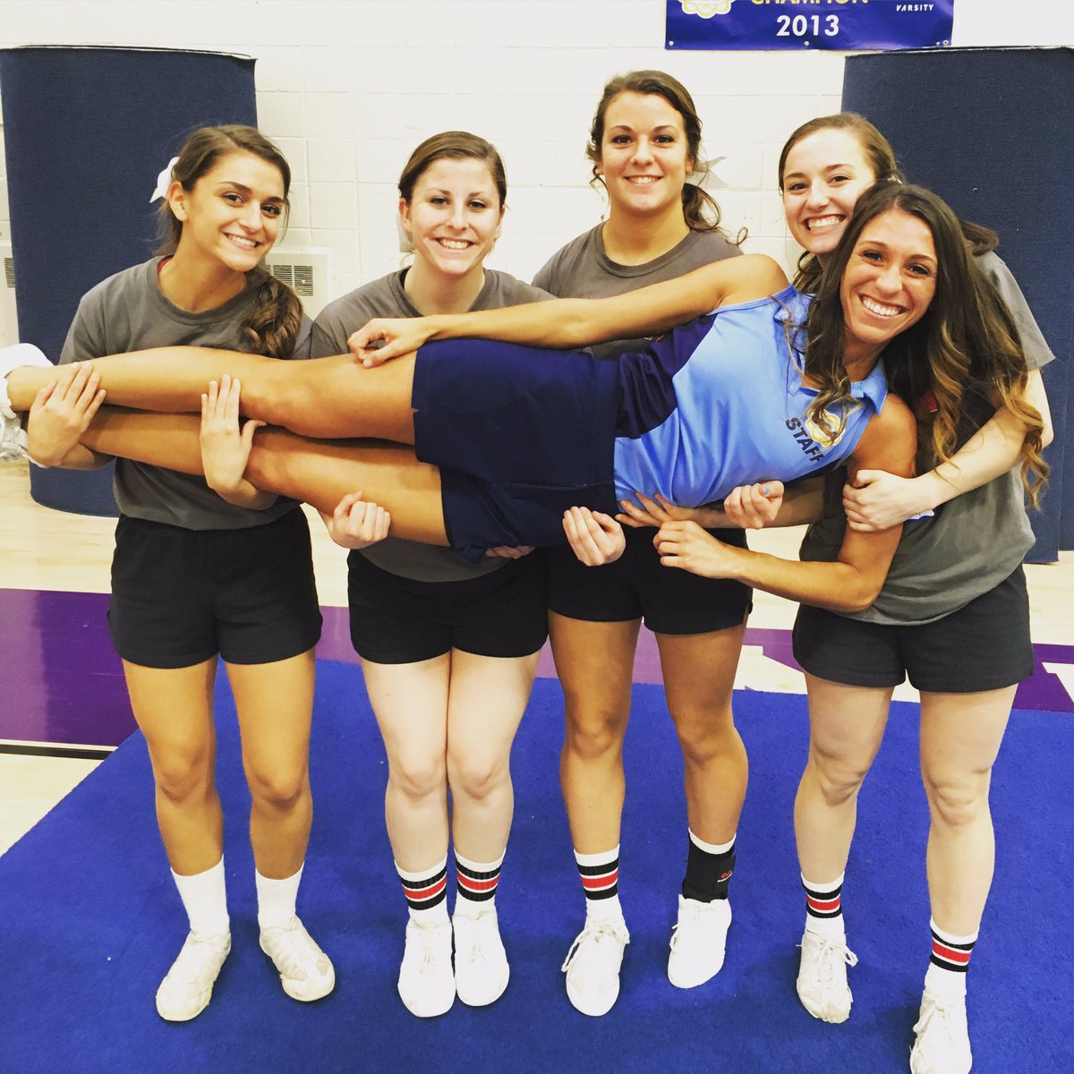 HC__Cheer's tweet image. Congratulations to seniors Jordan, Quinn, Josie, and Sarah on making UCA Staff today!❤️💙💛