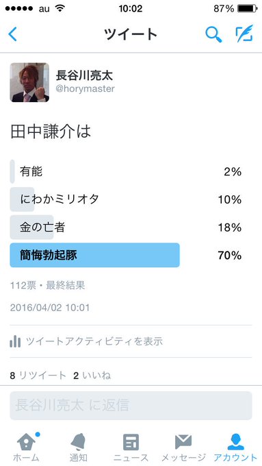 長谷川亮太さん の人気ツイート 1 Whotwi グラフィカルtwitter分析 長谷川亮太さん の人気ツイート 1 Whotwi グラフィカルtwitter分析