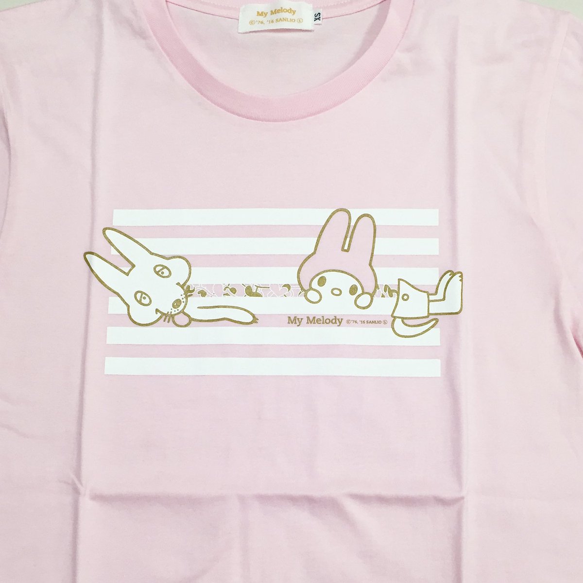 オリジナルTシャツ「マイメロディ誕生」。 あかずきんのマイメロディは