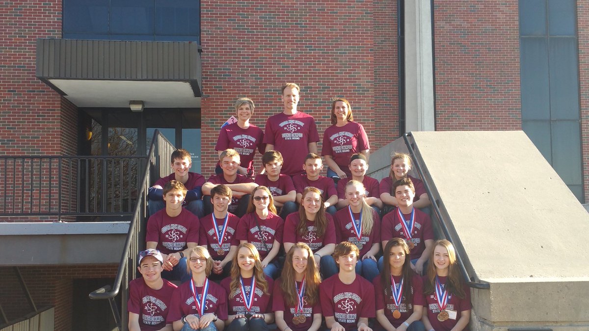 Barbie_Hartwell's tweet photo. Super proud of our EHS Science Olympiad team! Great 1st year! @EudoraHS @SplichalJulie https://t.co/LitK575rhx