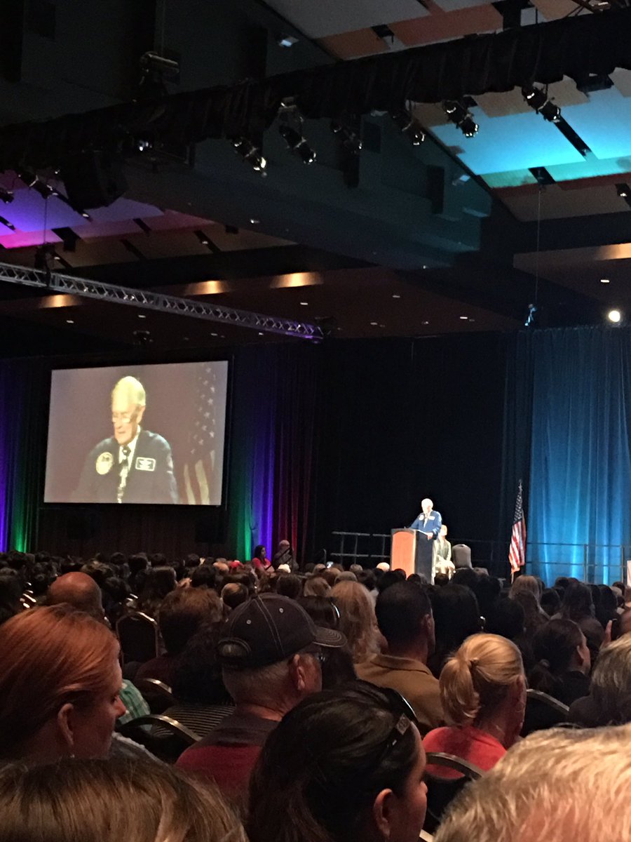 ScienceFairVRHS's tweet photo. Astronaut General Charles Duke. It was amazing hearing you speak. Thank you!! #txsef #lisdsecsci https://t.co/7ewlZC40CB