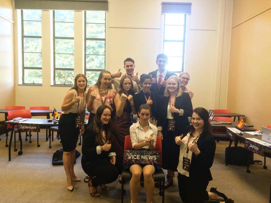 BrizMUN's tweet photo. BREAKING: CSW has taken Vice News hostage in defiance of freedom of the press -VN #brizmun2016 #uncsw #shameUSA https://t.co/NL1rY2Zxxn