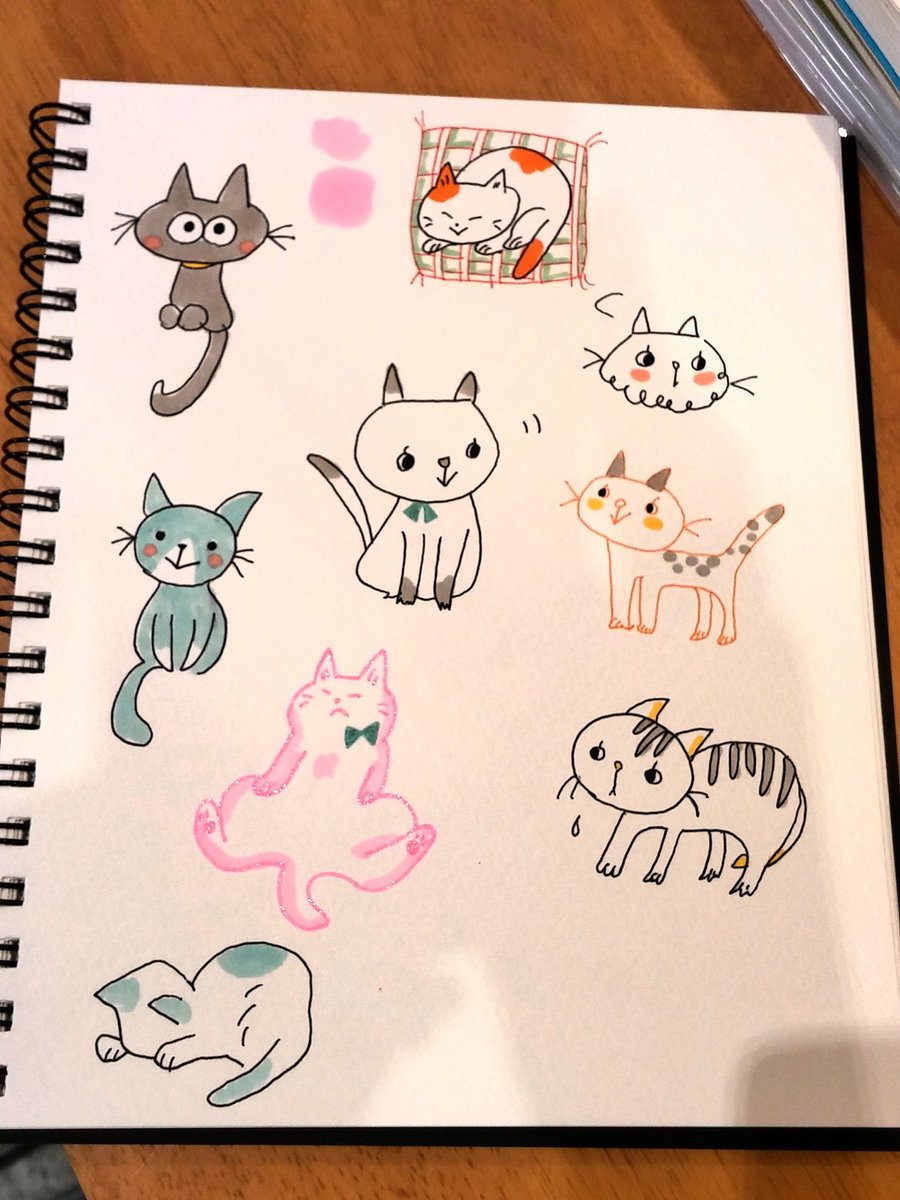 トゥールズ大阪梅田店 猫のボールペンイラスト 今回はボールペンではなくコピックで塗ってみました ボールペンとはまた違った仕上がりに コピック イラスト ねこ雑貨 T Co Ejkwqis3dm Twitter