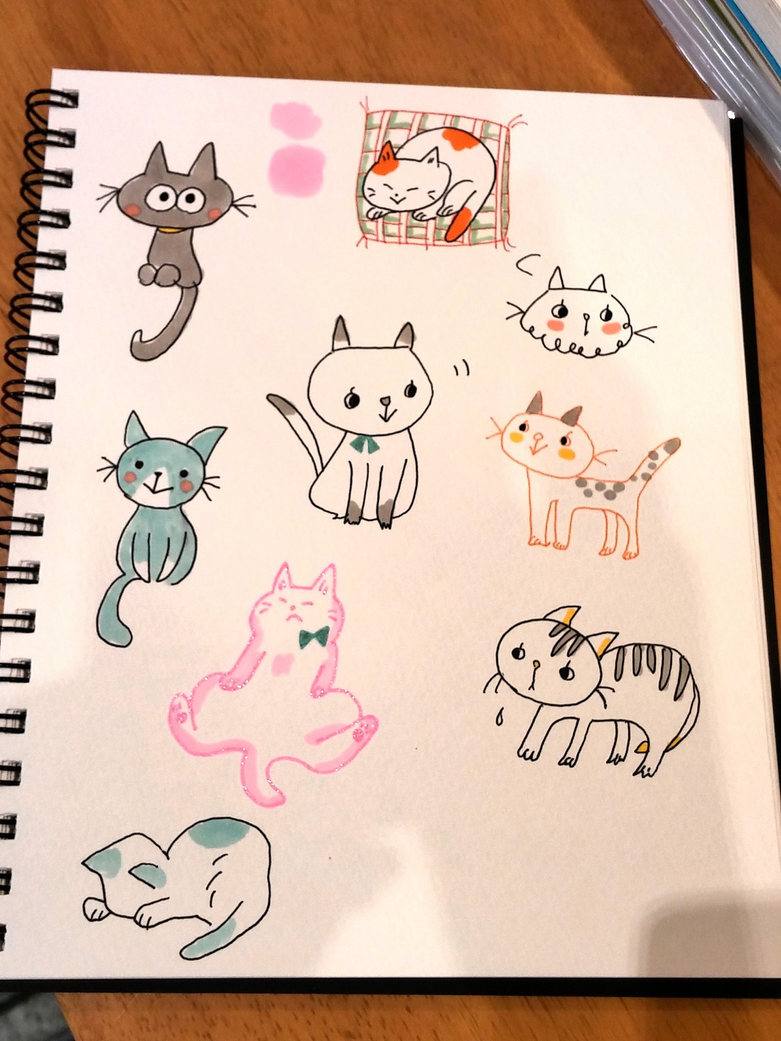 トゥールズ大阪梅田店 Sur Twitter 猫のボールペンイラスト 今回はボールペンではなくコピックで塗ってみました ボールペンとはまた違った仕上がりに コピック イラスト ねこ雑貨 T Co Ejkwqis3dm Twitter