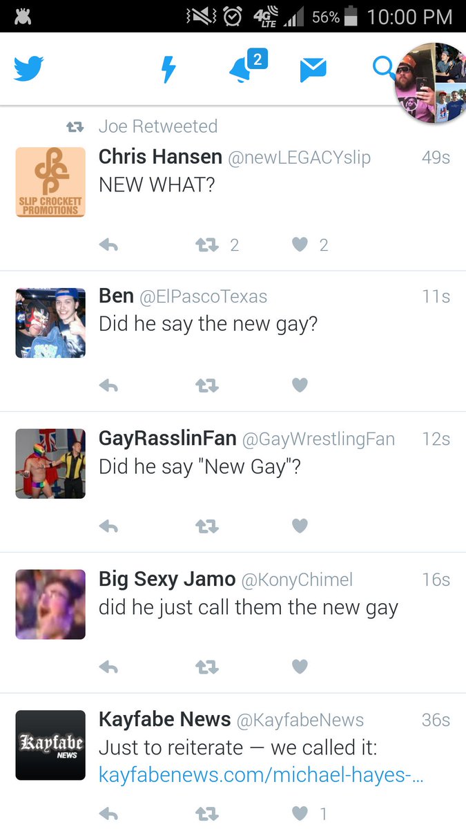 BigBen213's tweet photo. #NewGay #NewGayRocks #NewGayCocks  #WWEHallOfFame #WrestleMania https://t.co/N7yvI6IMId