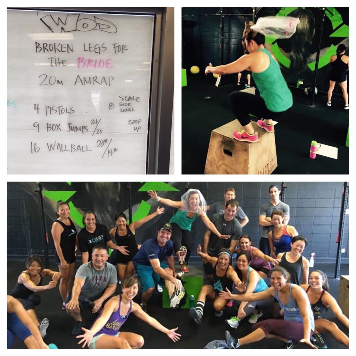 CFEastOahu's tweet photo. Bridal WOD for our member Aya! #bridefit https://t.co/wrNPFF9mip