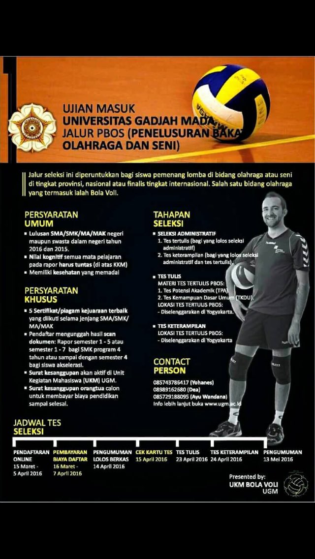 Buat teman-teman yang berprestasi di olahraga, yuk boleh dicoba👌