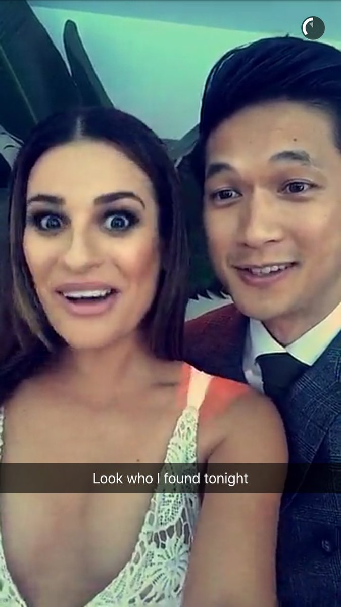 CaptSwanHook's tweet photo. Harry Shum Jr posted this video with Lea on his snapchat account... https://t.co/54zyaGiGW9 https://t.co/liCdUitELI