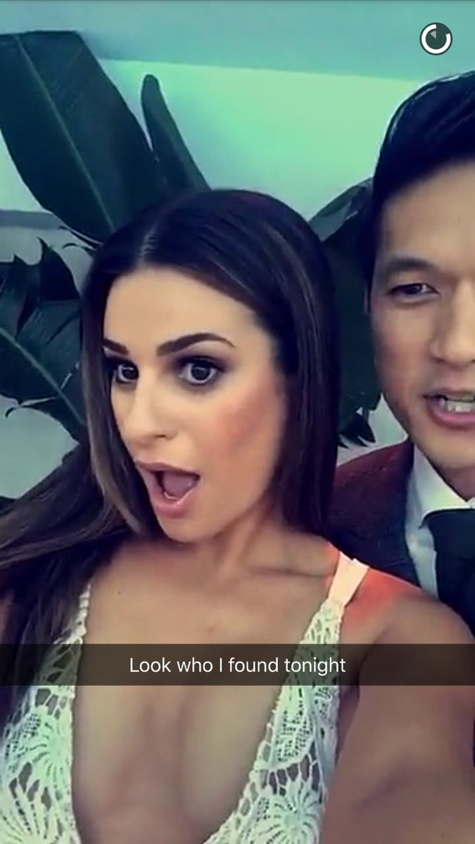 CaptSwanHook's tweet photo. Harry Shum Jr posted this video with Lea on his snapchat account... https://t.co/54zyaGiGW9 https://t.co/liCdUitELI
