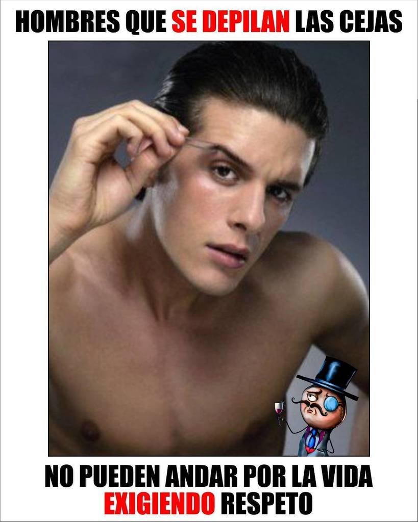 Mujeres si tu novio se saca la ceja, no te sorprenda que te engañe.... con  otro hombre #Re… https://t.co/lAbNZDVb4j, image size:819x1024