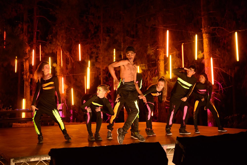 Saturday night and it's lit. #DanceCamp