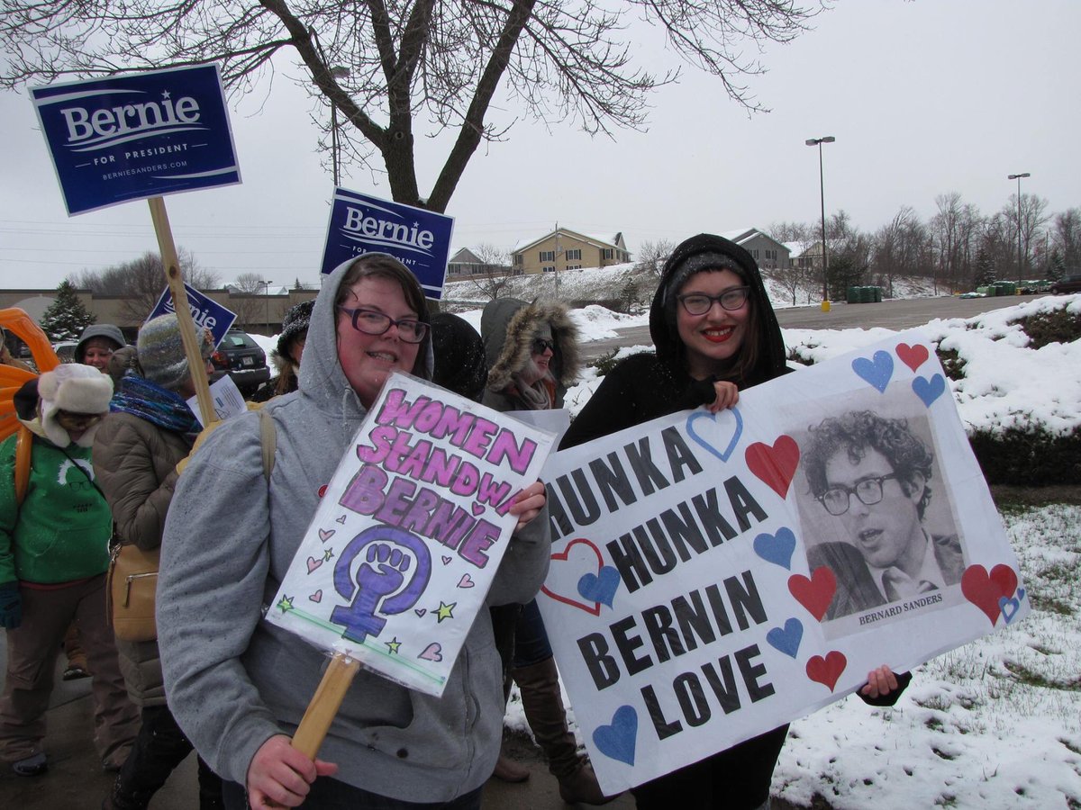 WaupacaBernieSC's tweet photo. #BerninLove https://t.co/CTC5AMUI10