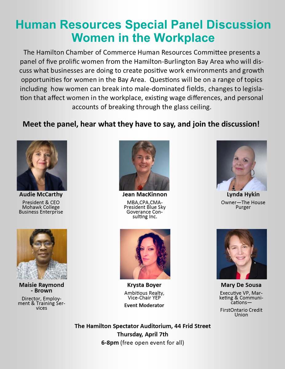 cable14's tweet photo. #C14RT @KrystaBoyer: Join the discussion on Women in the Workplace https://t.co/2H64oaYHNd https://t.co/s7hGSu7ve6 #hamont