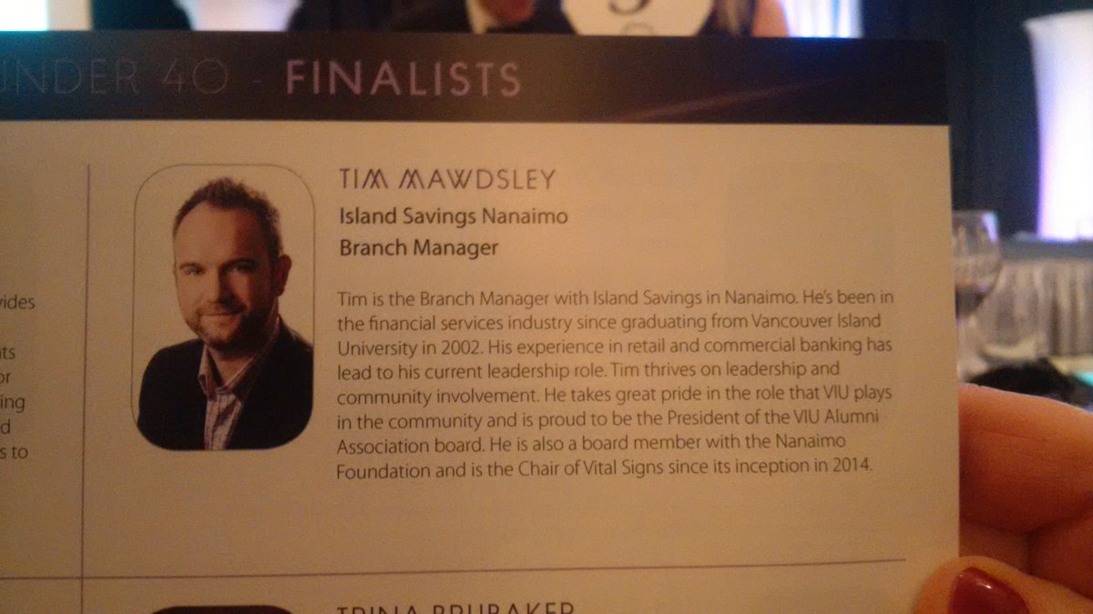 BertschRandy's tweet photo. So proud of our finalist @Top20Under40 @TMawds @Island_Savings good luck gentleman! https://t.co/1DG7ARAUOX