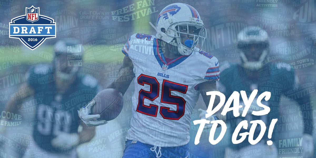 The 2016 #NFLDraft - 25 Days to go!