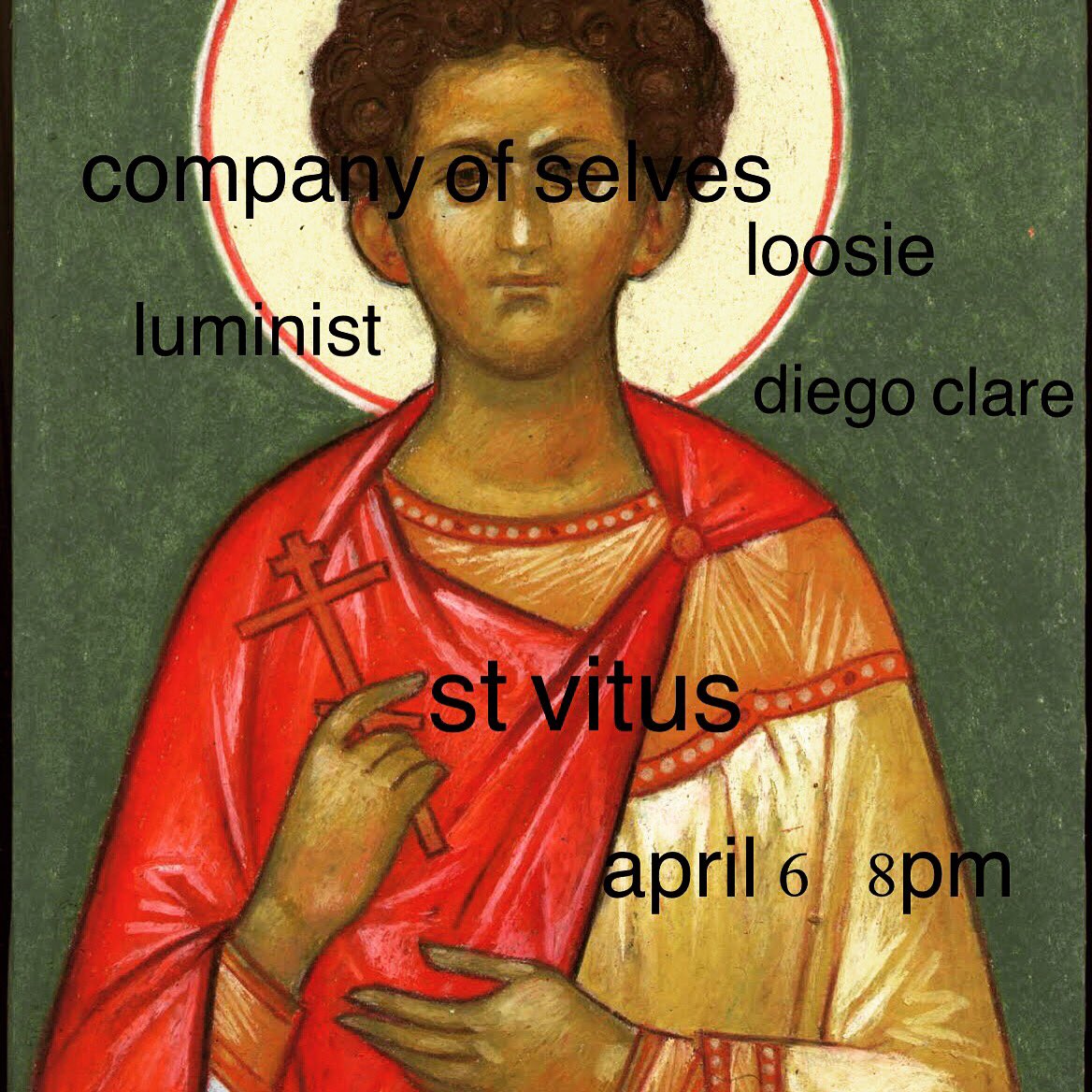 companyofselves's tweet photo. this Wednesday!! a great bill of bands starting at 8pm #stvitus #brooklyn #music https://t.co/2ewMUO0ZrX